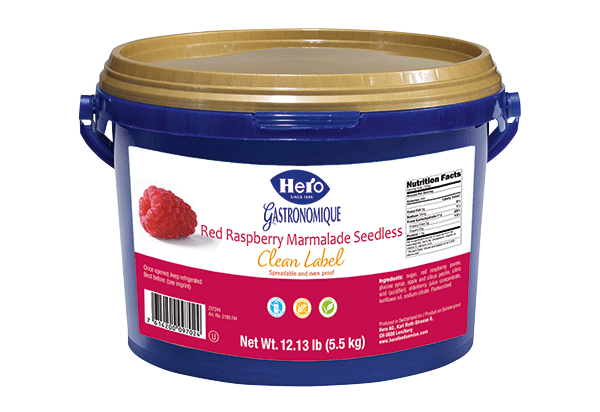 Hero Clean label Raspberry baking jam 