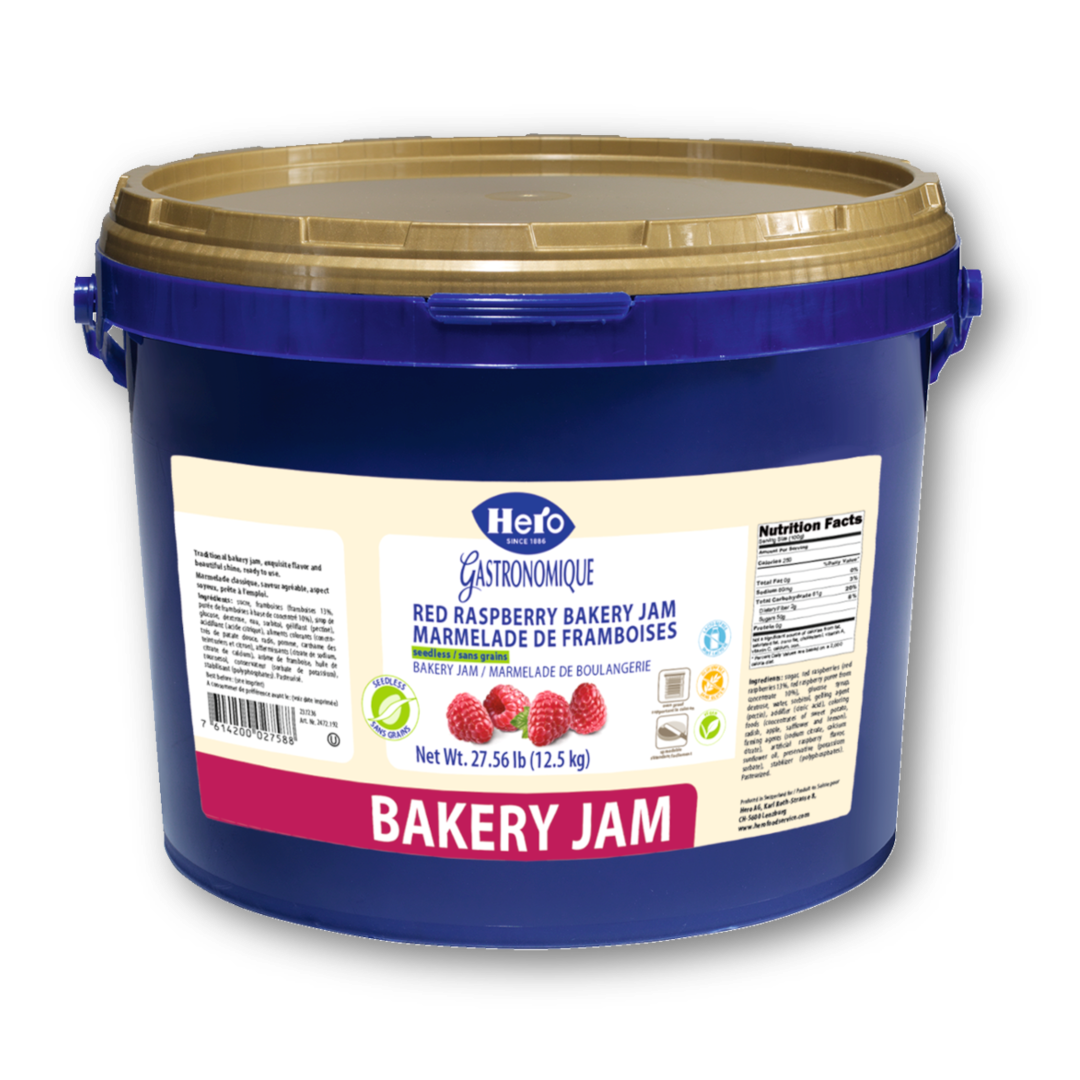 Hero Bakery Jam Raspberry seedless 12.5kg