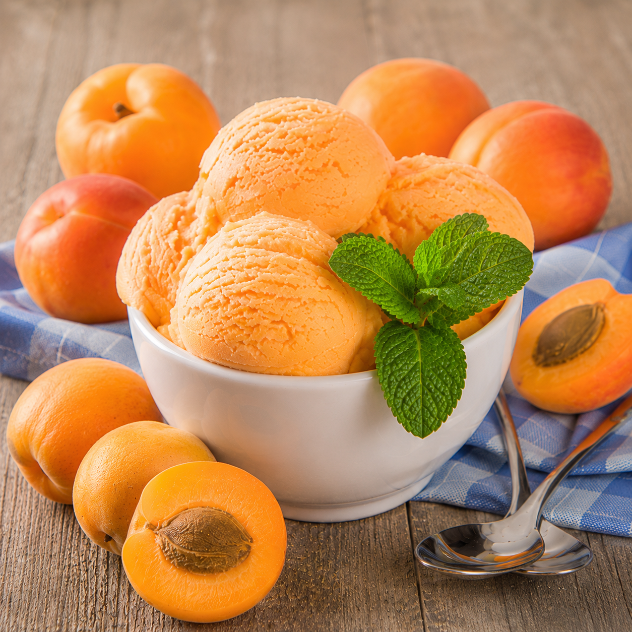 Apricot sorbet