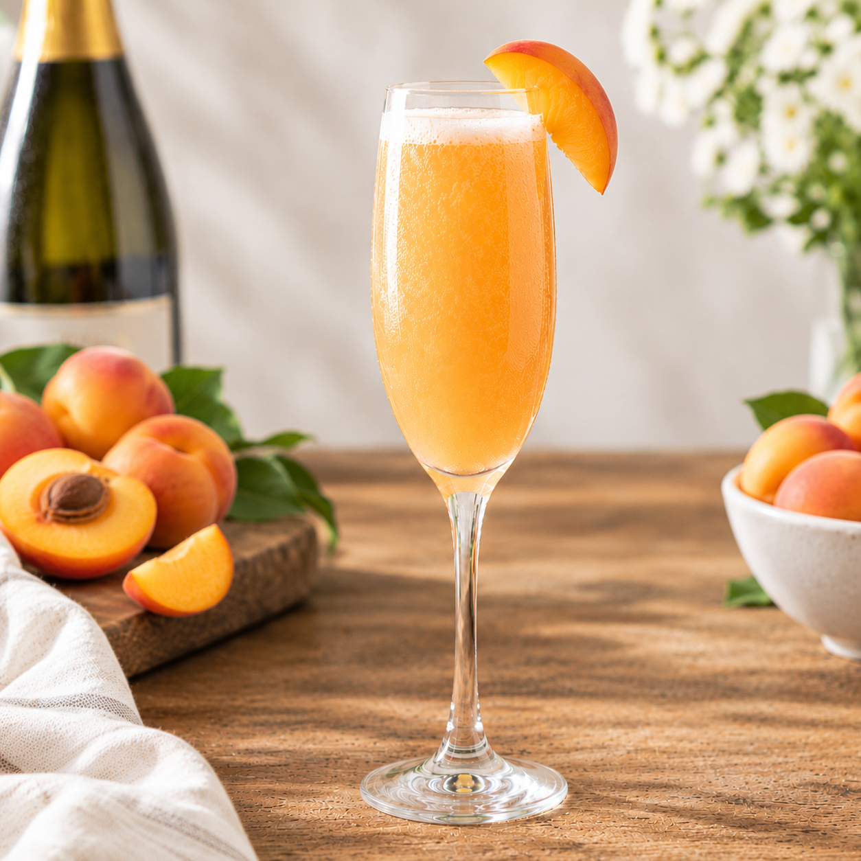 Apricot bellini 