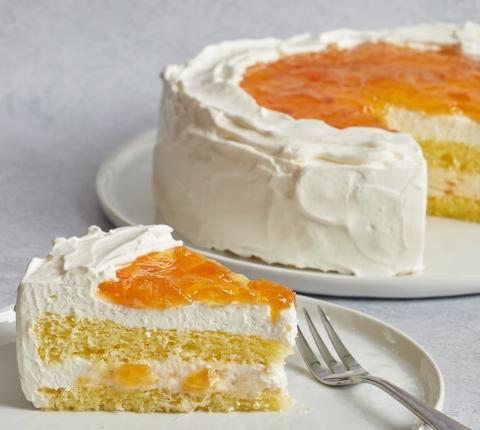 apricot cream cake