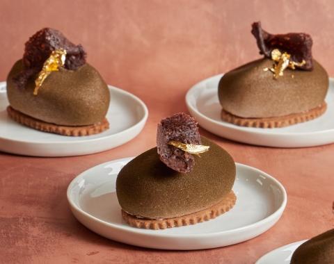 Individual Chocolate Cherry Entremets